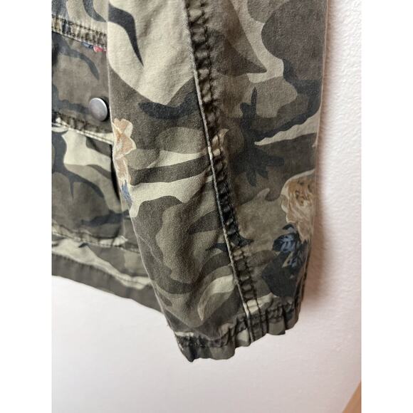 Ashley by 26 International Women’s Sz Large Camo Floral Drawstring Jacket - Picture 5 of 8
